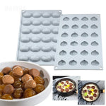 moules silicone gâteaux deco moderne framboise orange champignons cacahuètes fondant tronc arbre