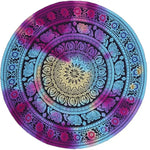 serviette plage ronde motif mandala boho chic coton polyester décorative grande plage été