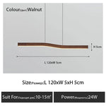 lampe suspendue bois foncé texture naturelle moderne câble suspendu lumiere intérieure luxueux réglable 120cm
