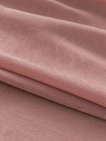rideau moderne rose pâle polyester opaque unicolore chambre salon 210cm 241cm 270cm