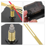 accessoires horloge murale mouvement quartz kit bricolage pièces rechange aiguilles secondes rouges modernes minimalistes