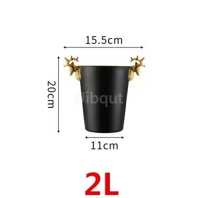 cuve vin acier inoxydable poignées vin whisky champagne seau glace