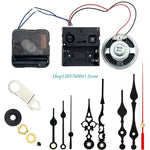 kit montre mécanique noir blanc doré aiguilles boîtier batteries instructions classique