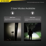 lampe frontale rechargeable 700 lumens keychain light led moderne compact clip fixation