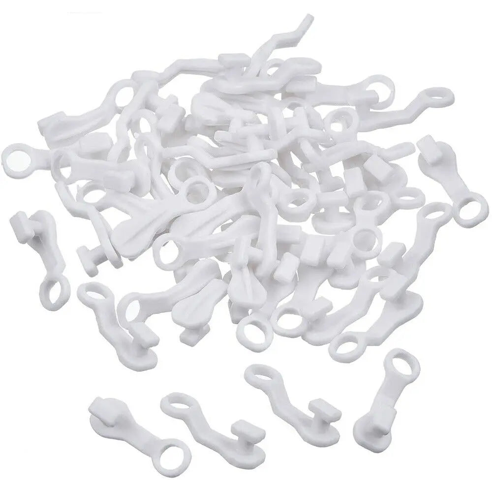 rideau polonais clips fixation blanc moderne garde corps poteaux plastique simple opaquet