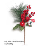 décoration noël bouquet feuilles vertes baies rouges cône pin boule rouge translucideextérieur saisonnier