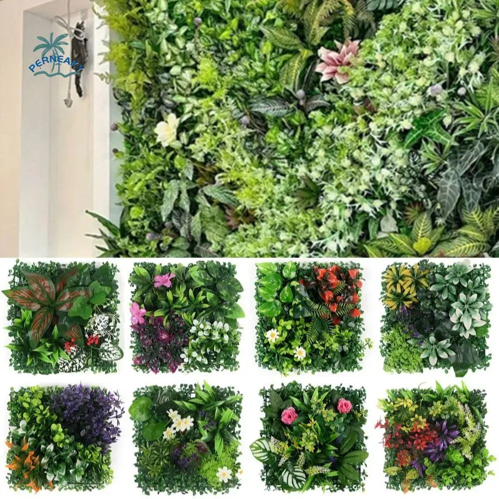 plantes artificielles feuilles variées fleurs naturelles intérieur branches clips multiples couleurs