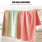 serviettes bain microfibre absorbantes douces rapide séchage amusant moderne rose vert beige violet pastel