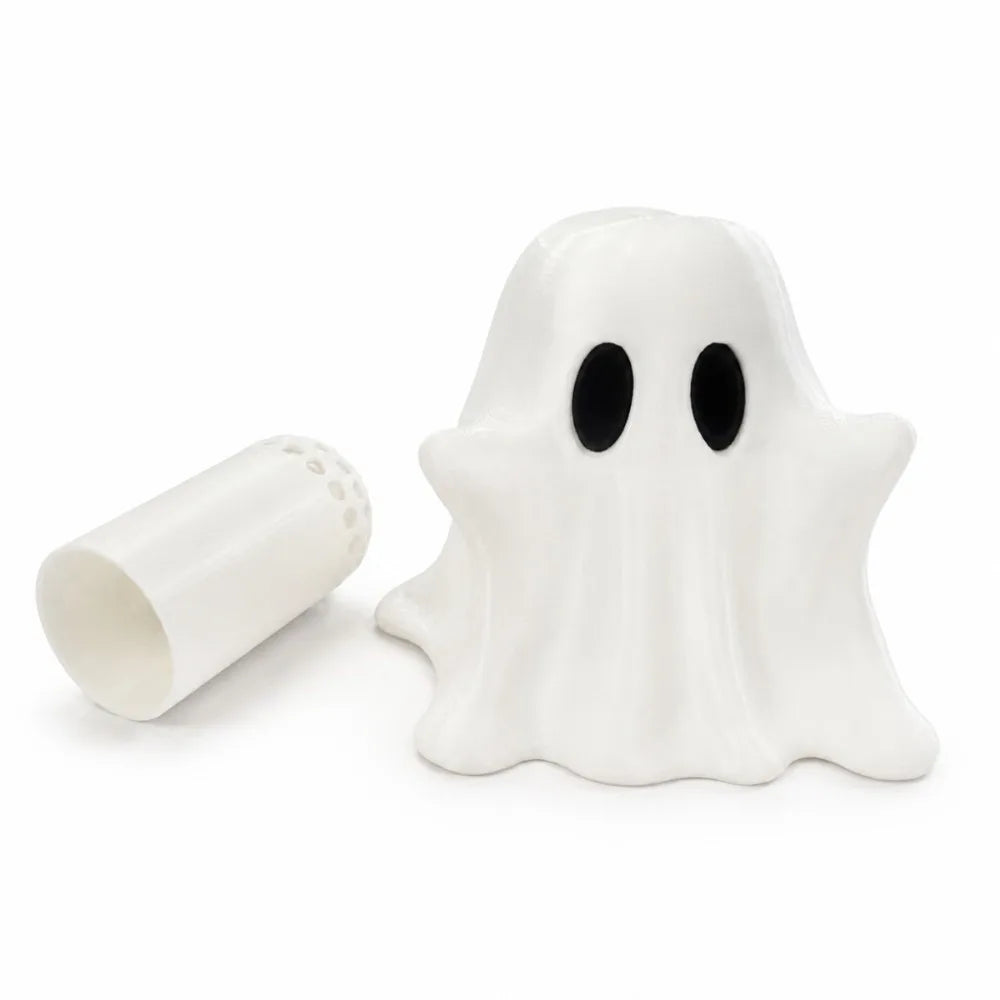 vase fantôme blanc yeux noirs créatif halloween pot fleur succulente culture hydroponiqueintérieur amovible drainage
