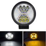 Lampe led travail noire jaune blanche ip68 60deg 117w 930vdc moderne