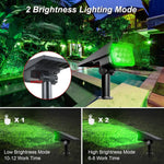 projecteur solaire extérieur ip65 étanche led moderne noir vert adjustable brightness