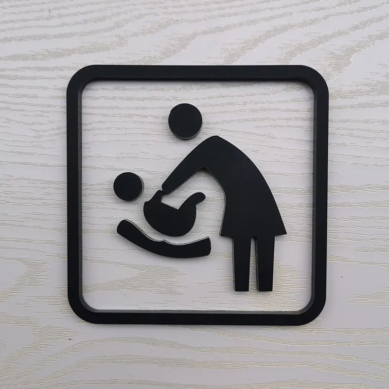 sticker porte wc moderne rond toilette orange noir marron clair blanc vis fixé acrylique