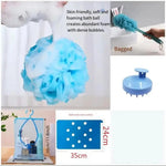 boule bain coussin chaise douche support moderne adhésif bleu blanc perforé doux sécurité salle