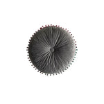 coussin rond bébé moderne motif points vintage fixé vert foncé doux mousse PU polyester