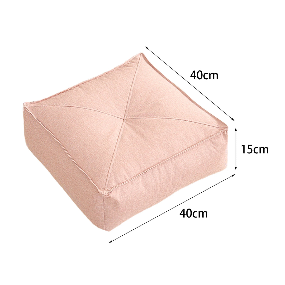 coussin sol orange gris minimaliste cuir aspect mat lavable moderne adultes
