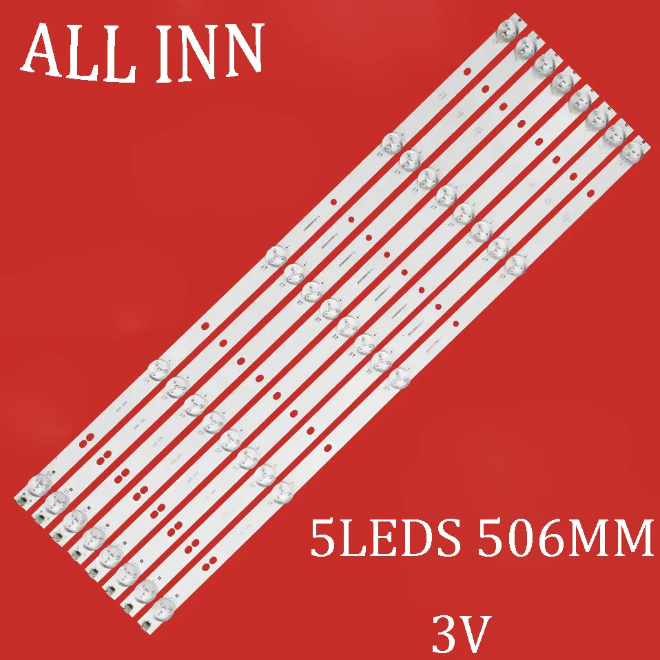 bande led 506mm blanc 3v 195lm moderne éclairage plat lisse
