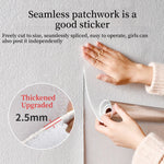 sticker mural moderne texturé 3d blanc rose anti humidité isolation chambre salon
