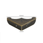 protections d'angle decoratives or bronze ornements floraux vintage fixations maison woodworking echangement