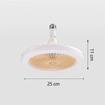ventilateur lampe led moderne blanc télécommande éclairage fan grille ventilation