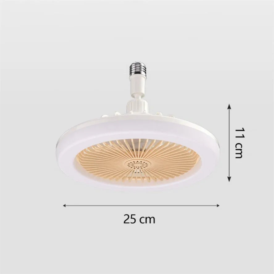 ventilateur lampe led moderne blanc télécommande éclairage fan grille ventilation