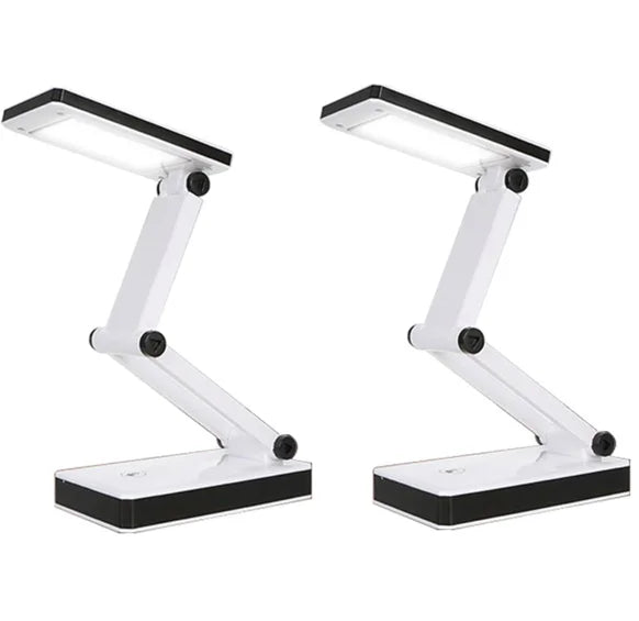 lampe table pliable moderne blanc noir mat adaptateur câble usb