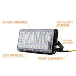 projecteur led extérieur moderne noir blanc couleurs éclairage jardin led opaque certifications multiples