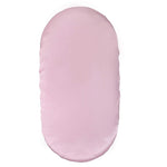 lit bébé couverture satin rose clair gris bleu ciel moderne élégant tranchant an polyestère