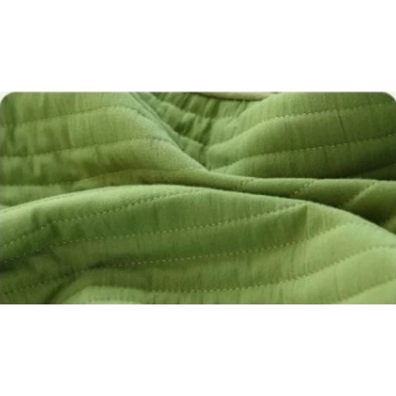 oreiller sarrasin coton gris vert rayures moderne massage 48x26cm qualité single