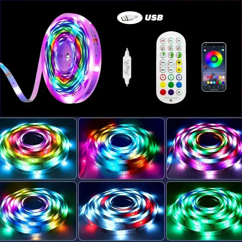 nuage lumineux multicolore led texturé moderne veilleuse chambre adhésive 90cm changeante arc ciel