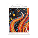 Une explosion éclatante de couleurs cosmiques, avec des étoiles et des formes ondulantes qui dansent dans un vaste espace galactique.