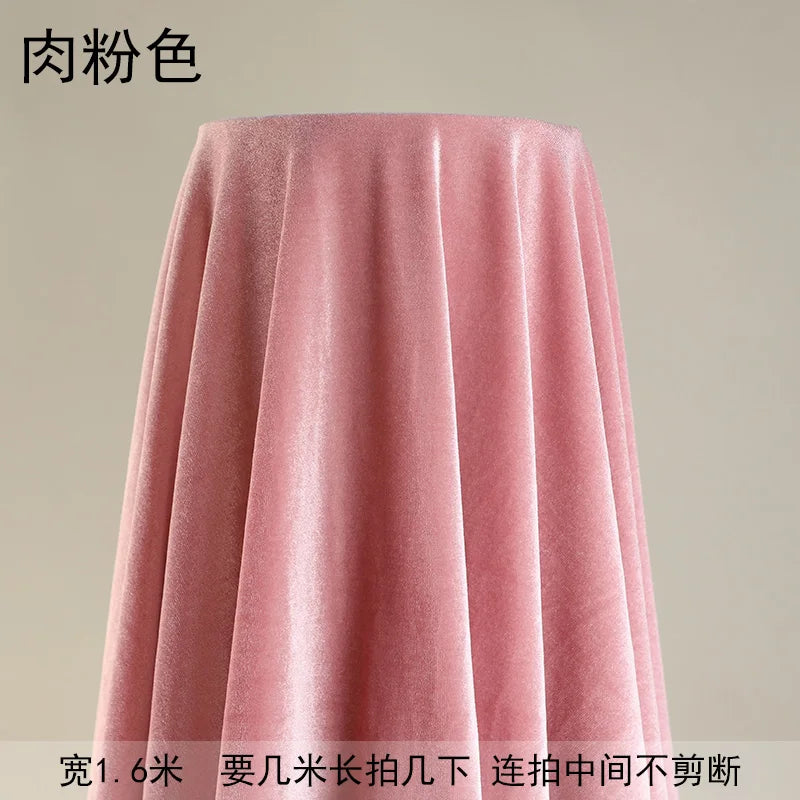 tissu velours polyester uni opaque moderne vert foncé vert clair noir rouge blanc resistant