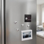 aimants étoile argentés moderne réfrigérateur tableau blanc photos décoration chambre 10 pièces