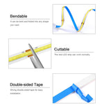 ruban led flexible blanc moderne adhésif 320led/m zigbee usb 5v 3500k 6500k