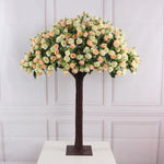 arbre artificiel fleurs naturel moderne minimaliste blanc rose violet rouge décoration extérieur anniversaire mariage