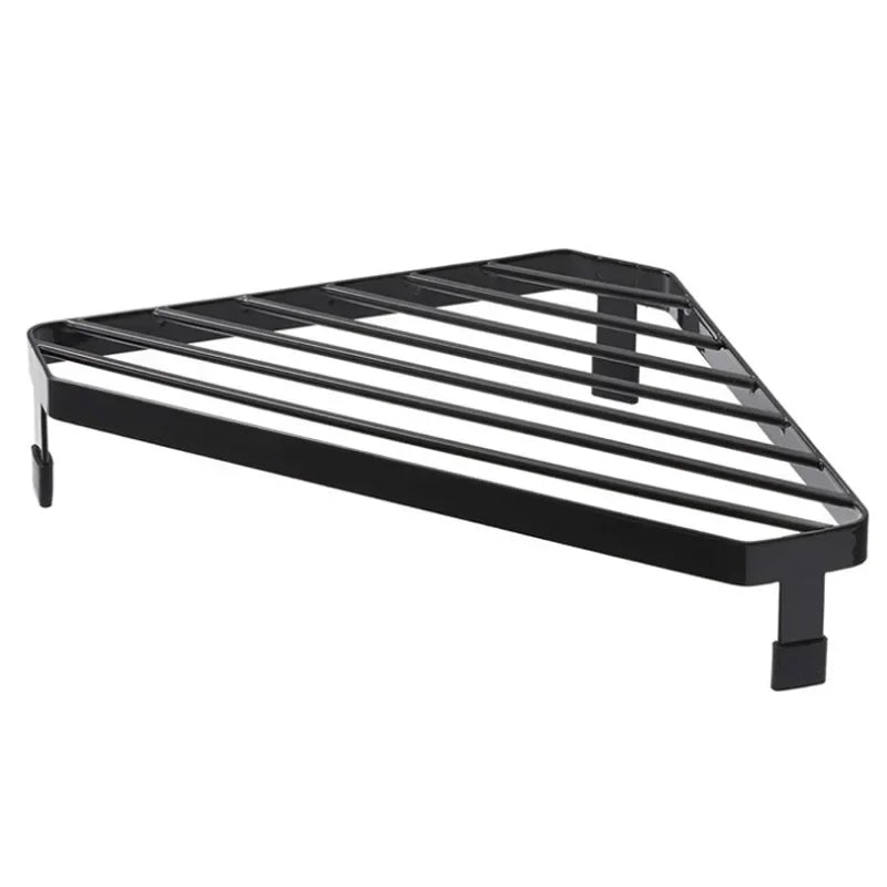 support cuisine noir moderne grille maille régulière pieds