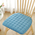 coussin siège forme amovible lavable mousse mémoire forme coton épais moderne bleu clair jaune