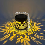 lampe solaire projectrice effet lumineux floral moderne étanche extérieur décoration jardin multicolore transparent