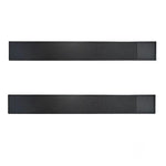 tapis bar caoutchouc silicone noir perforations antidérapant moderne cuisine accessoire résistant chaleur