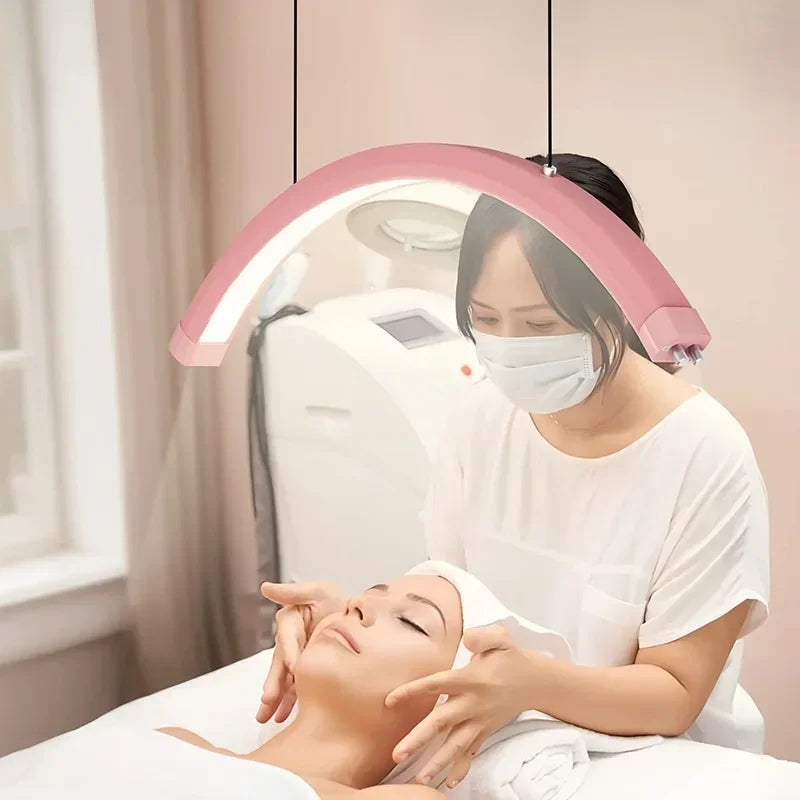 lampe salon led réglable noir blanc rose moderne minimaliste suspension chambre