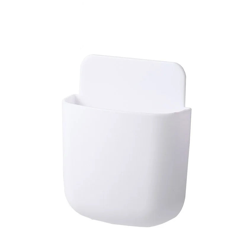 porte télécommande mural blanc moderne adhésif rangement télécommandes outils organisation