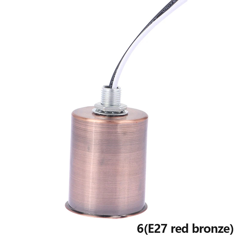 support ampoule led vis céramique noir doré cuivre argenté moderne facile