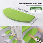 tapis marche antidérapant polyester texturé rouge noir vert pomme opalescent moderne 60cm 24cm