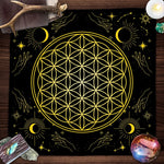 tapis tarot mandala géométrique motifs floraux multicolore moderneextérieur utilisation variée