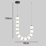 suspension lumineuse blanches moderne chaînes fixées support inclusion chaînes moderne