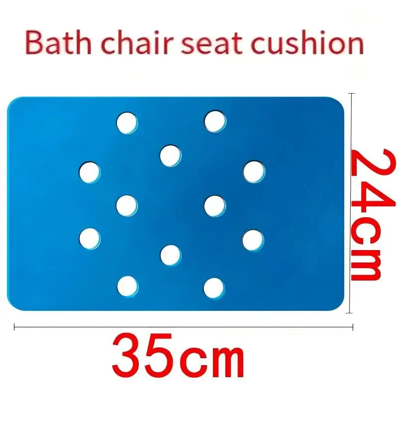 boule bain coussin chaise douche support moderne adhésif bleu blanc perforé doux sécurité salle