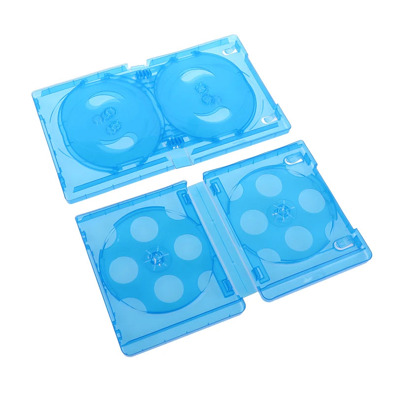 boîtes rangement disques blu ray transparentes modernes perforations respectueux environnement pratique