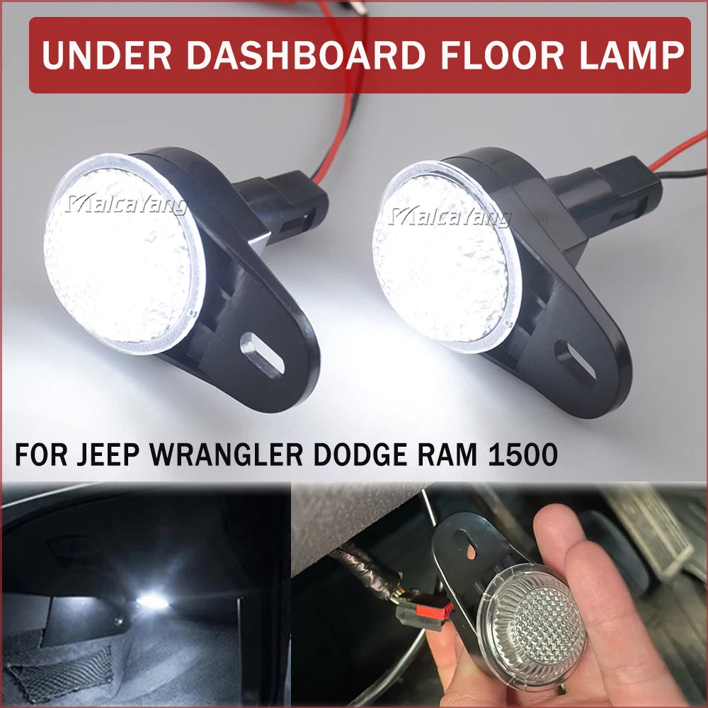 lampe sous tableau bord led jeep dodge noir moderne 2400 lumens