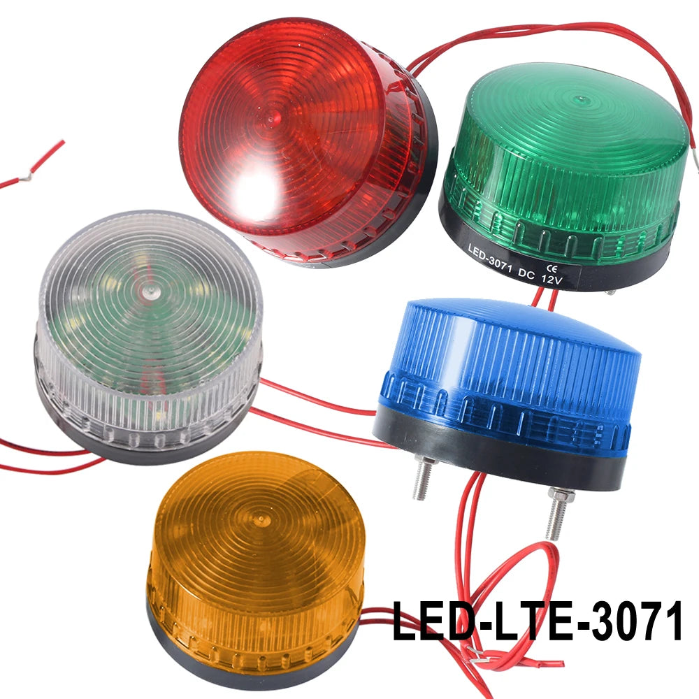 Alarme lumineuse stroboscopique LED rouge verte bleue jaune industrielle claire moderne