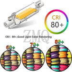 ampoule led r7s haute puissance blanc chaud tube verre projecteur intérieur moderne 220v