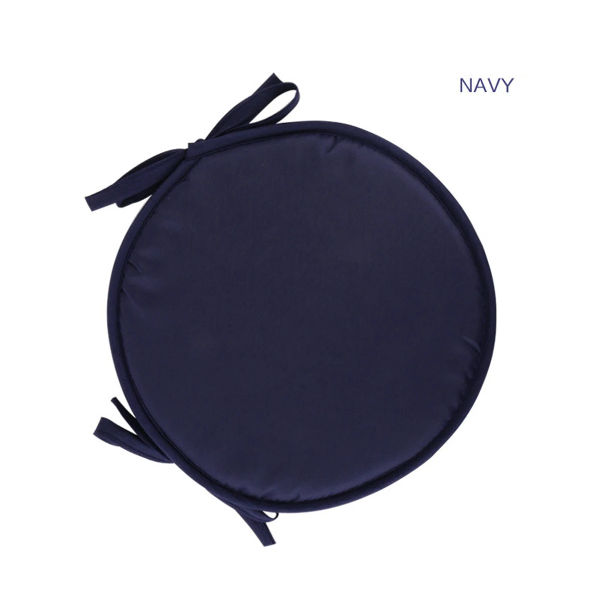 coussin chaise rond moderne ruban fixation lavable siège jardin maison